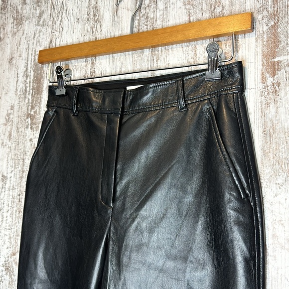 Babaton Cropped Leather Pants size 6 - Picture 7 of 12